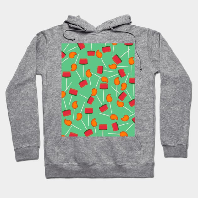 Fun colorful Mexican paletas candy design Hoodie by kuallidesigns